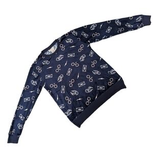 Harry Potter Universal Wizarding World Authentic Pajamas Blue Ravenclaw Size S